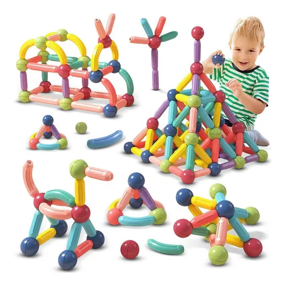 Firefly 100pcs Magnetic Stick Building Blocks Jogo Ímãs