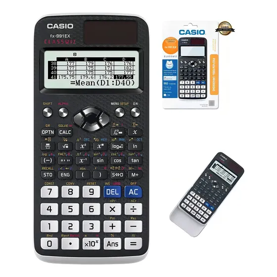 Casio Fx-991ex Calculadora Cientifica Classwiz 552 Funciones Color Negro