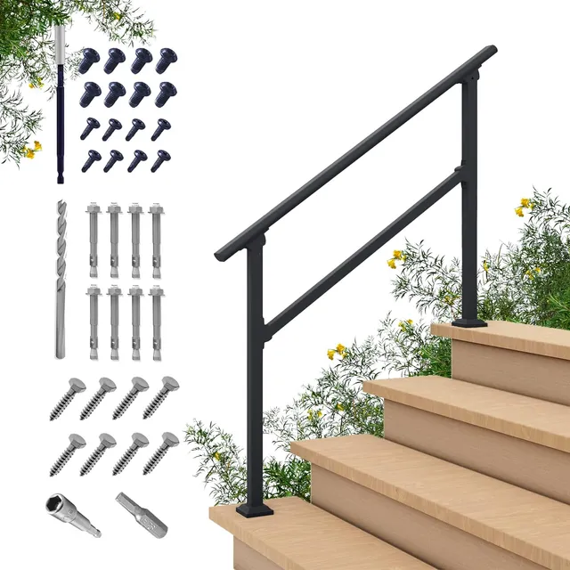 Barandales De Exteriores Para Escaleras, Hierro Forjado Colo