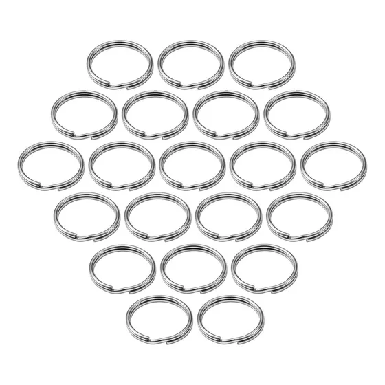 Anillos Divididos Acero Niquelado 1-14 100 Unidades Caja