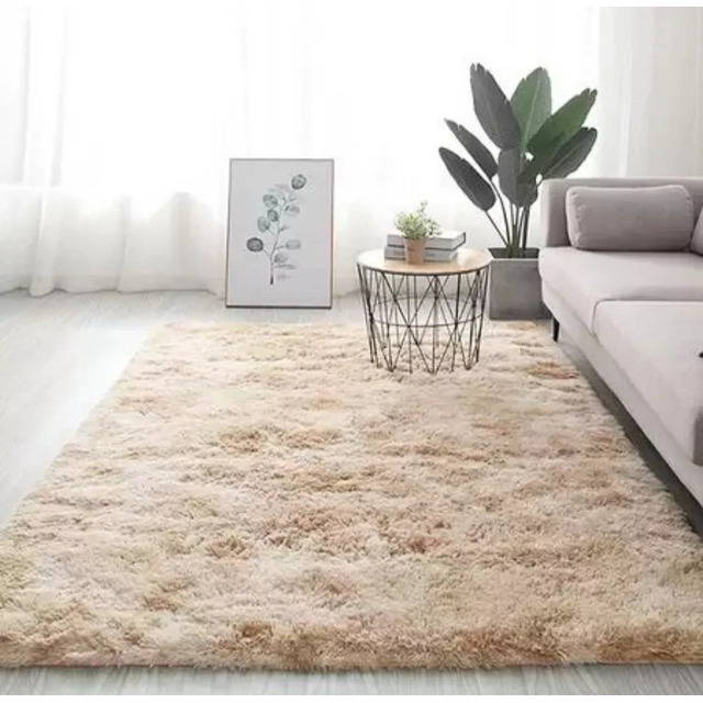 Tapete Sala Peludo Felpudo Luxo 2,00 X 1,50 Cor Bege-mesclado Tapete Sala Peludo Felpudo Luxo 2,00 X 1,50 Cor Bege-mesclado
