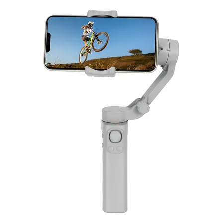 Estabilizador 3 Ejes Soporte Tripode Celular Videos Gimbal Color Gris