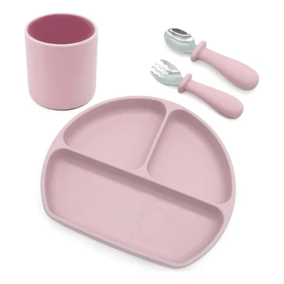 Set De Plato, Vaso Y Cubiertos
