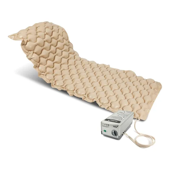 Colchón Antiescara Medihome Ca-001 Con Motor Blunding 1 Plaza Color Beige Color Beige Claro