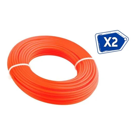 Cable Para Desmalezadora Tolsen Naranja 2.4mm 15m