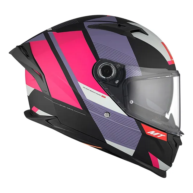 Casco Integral Con Lentes De Sol Y Spoiler Mt Braker Sv