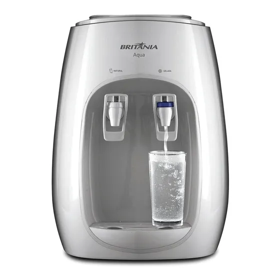 Bebedouro De Água Britânia Aqua Bbe04bgf Branco Gelo 127/220V Cor Branco-gelo 127V/220V