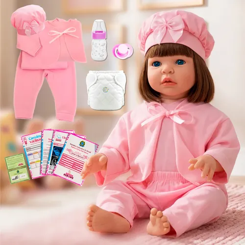 Boneca Bebe Reborn Valentina Bolinha | MercadoLivre