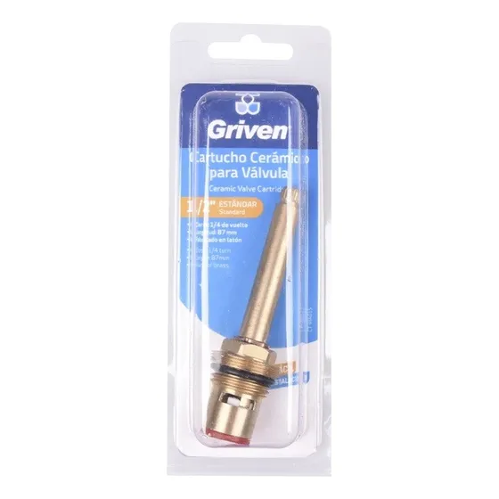 Vástago Cerámico Llave Ducha De Bronce 1/2 Longitud 87mm