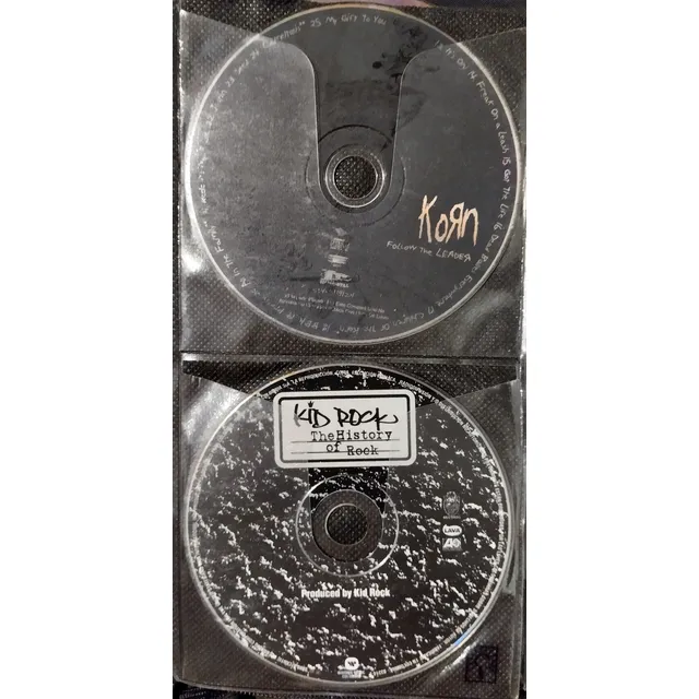 Combo De 8 Cds De Cantante De Rock, Korn Kid Rock Sum 41