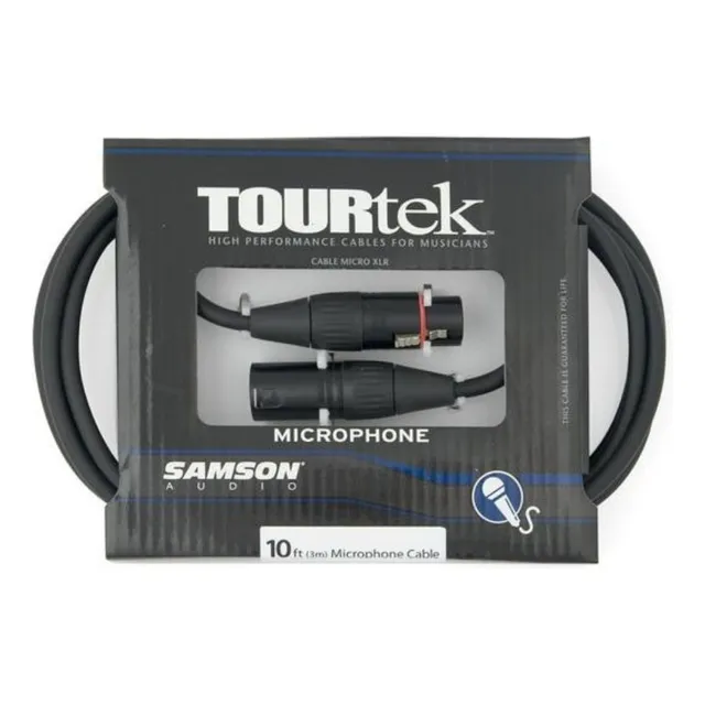 Cable Micrófono De 3m Xlr Samson Tourtek Tm10