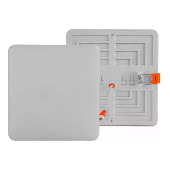 Panel Led Cuadrado Para Empotrar De Borde Infinito 24w