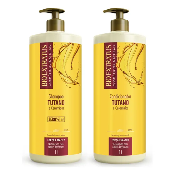 Kit Tutano Shampoo E Condicionador Bio Extratus - 1l