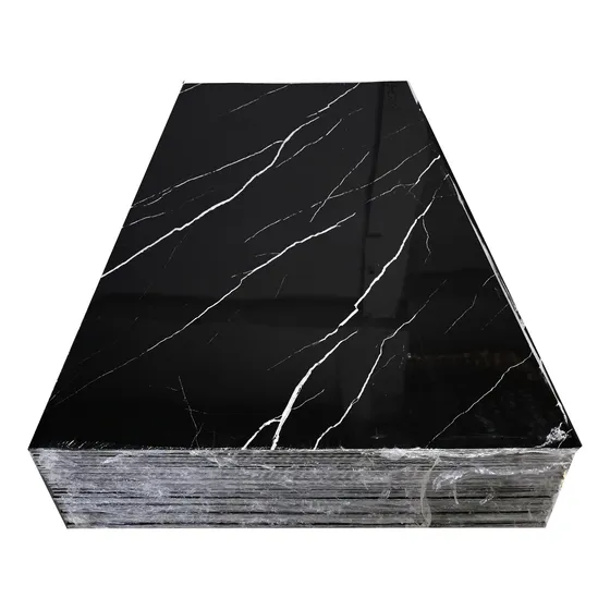 Porcelanato De Pvc Símil Mármol Negro 1.22 X 2.44 Harsen®