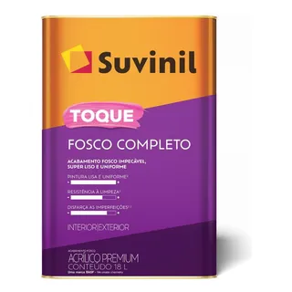 Tinta Toque Fosco Completo AlgodĂŁo EgĂpcio 18l Suvinil Tinta Toque Fosco Completo AlgodĂŁo EgĂpcio 18l Suvinil