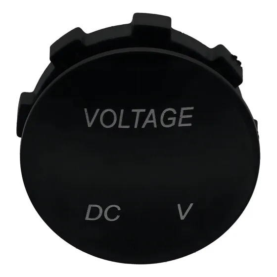 Qulit Medidor Voltaje Universal Voltimetro Pantalla Digital Resistente Al Agua Led Color Verde Para 12v-24v Dc Coche Motocicleta Automovil Camioneta