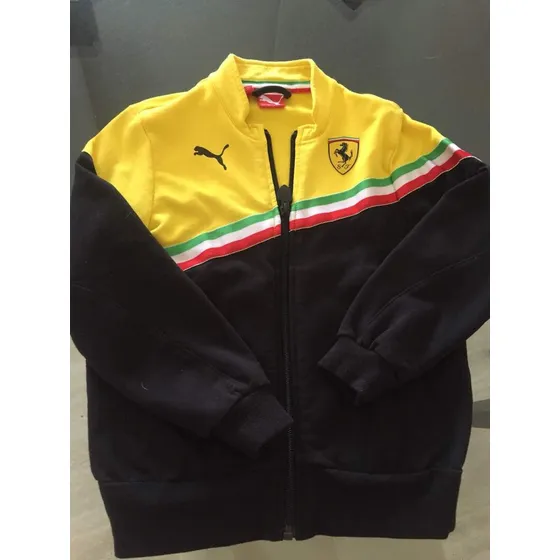 Sweater Puma Ferrari Niño Talla 6 O Xs (amarillo) (k35)