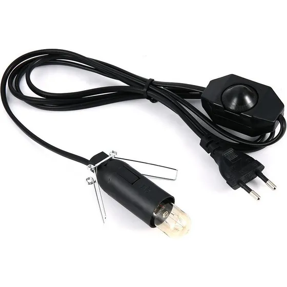 Cable + Lamparita De Repuesto Para Lampara De Sal Del Himala