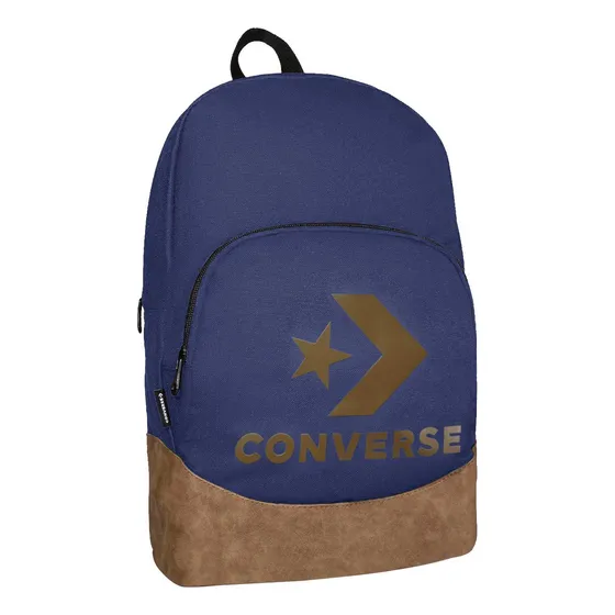 Mochila Converse Con Logo Star Chevron Unisex Mcf13da4 Color Azul acero Diseño de la tela Liso