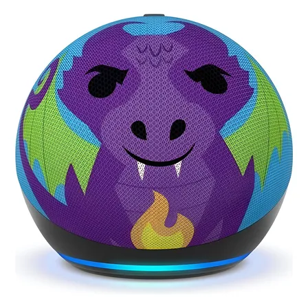 Amazon Echo Dot 5th Gen Kids Con Asistente Virtual Alexa  Dragon