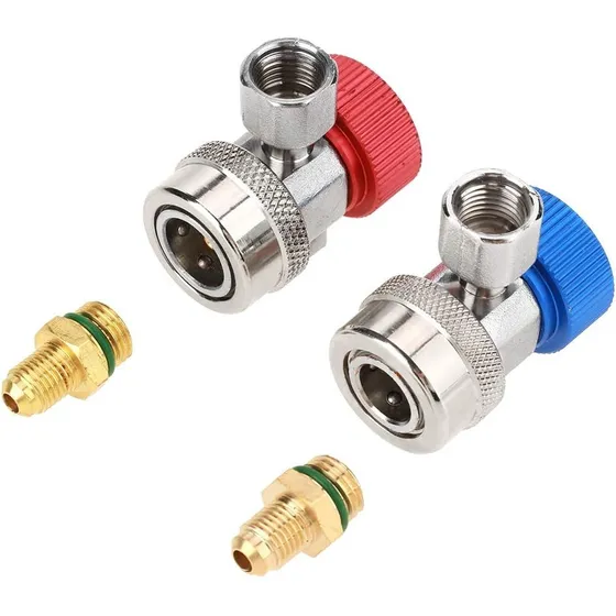 Conector Rápido Bajo Y Alto R134 Manometros Refrigeracion