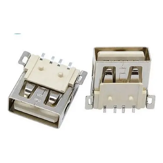 Puerto Estándar Usb Tipo A, Conector Hembra Soldable 4 Pines