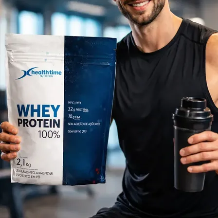 Whey Protein 100% Baunilha Health Time Premium 2100g