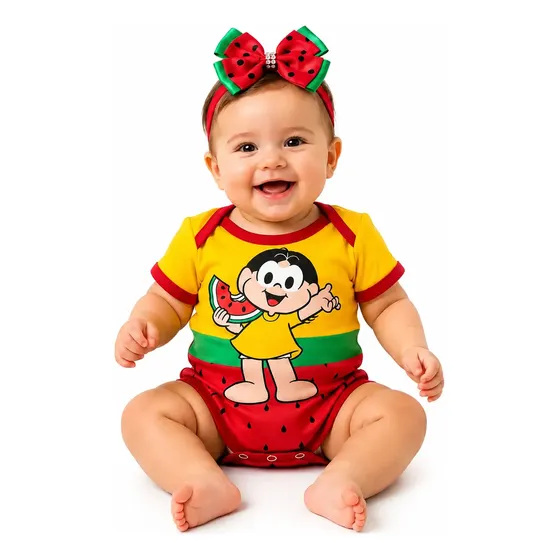Body Bebê Mesversário Menino Menina Temático Personagens