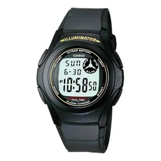 Reloj Casio F-200W-9ADF Crono Alarma Hombre