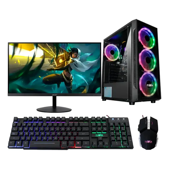 Pc Gamer Ryzen 7-5700g Memoria Ram 32gb Disco M.2 512 + Ssd 512 Gb Monitor Led 23.8 Acer