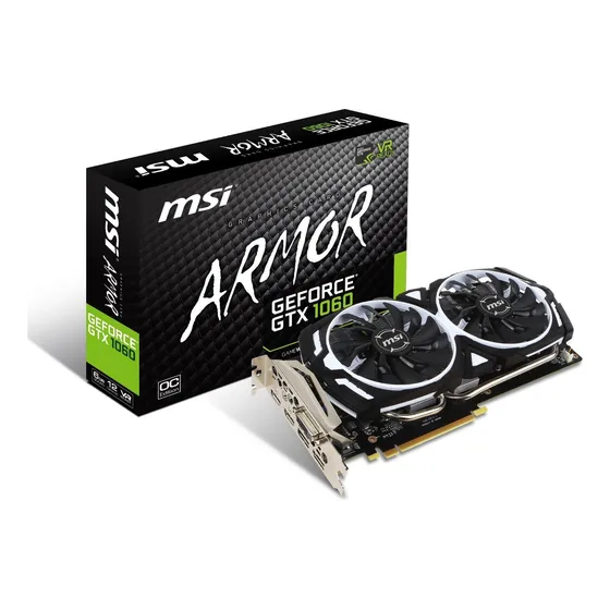 Placa Gráfica Msi Gaming Geforce Gtx 1060 6gb Gdrr5 192 Bits