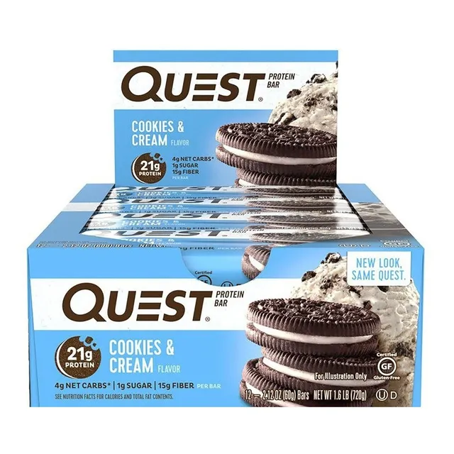 Barras De Proteina Quest Sabores Caja X 12 Oferta