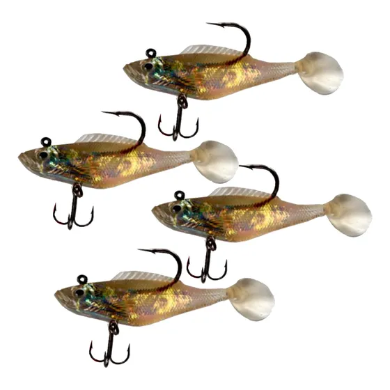 Señuelo Mojarra Silicona Albatros X4 Unidades Super Realista