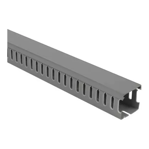 Canaleta Ranurada Gris 40mm X 40mm X 2mts
