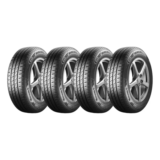Kit 4 Pneus Barum Bravuris 5HM 175/65R14 82T Carro Radial Aderência C