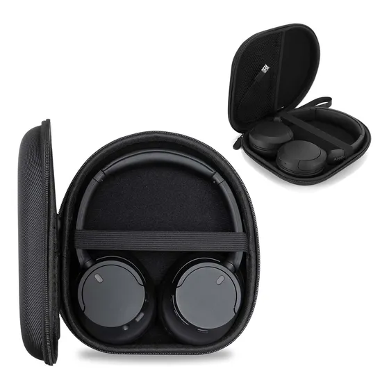 Estuche Rígido Protector Para Auriculares Bluetooth Inalambrico Headset Dehuka Negro