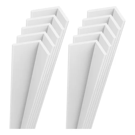 Perfil Ángulo Blanco Pvc 20x10mm X 3mt. Pack 10 Ud.