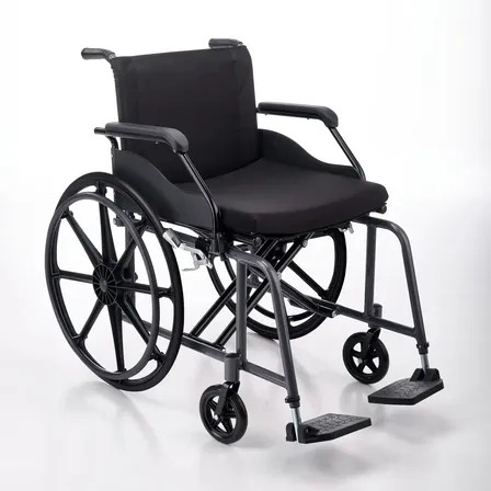 Cadeira De Rodas Confort Liberty Obeso Até 130kg - Prolife Cor Preto