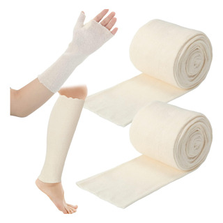Nuanchu Paquete De 2 Vendajes Elásticos Tubulares De Algodón Nuanchu Paquete De 2 Vendajes Elásticos Tubulares De Algodón