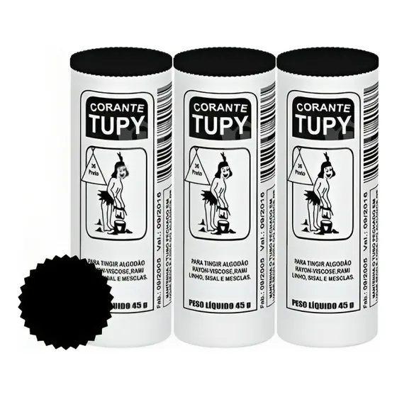 Kit Com 3 Unidades Tinta Corante Para Tingir Roupa E Tecido