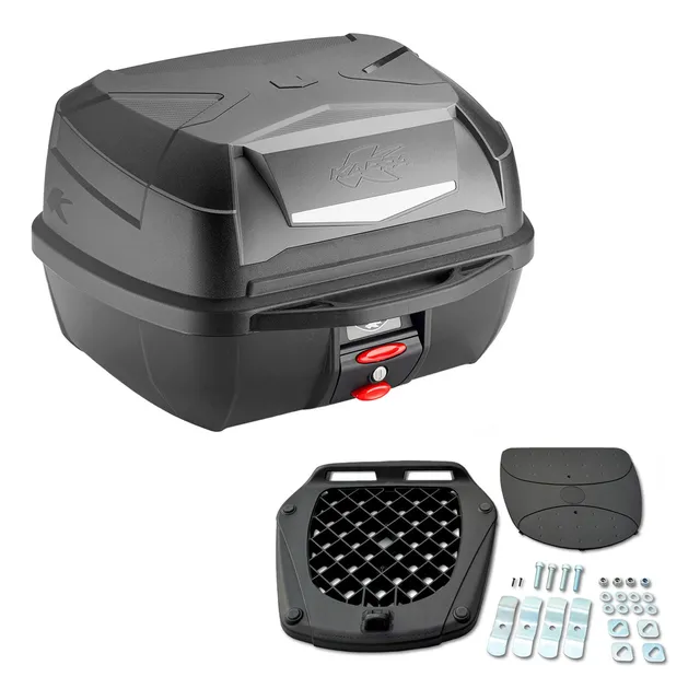 Baul Top Case 43 Litros Con Base Para Kawasaki Klr 650