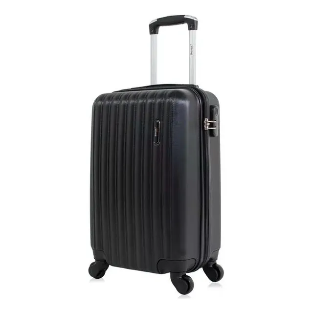 Mala Pequena De Bordo Londres 4 Rodas Swiss Move Preta Preto