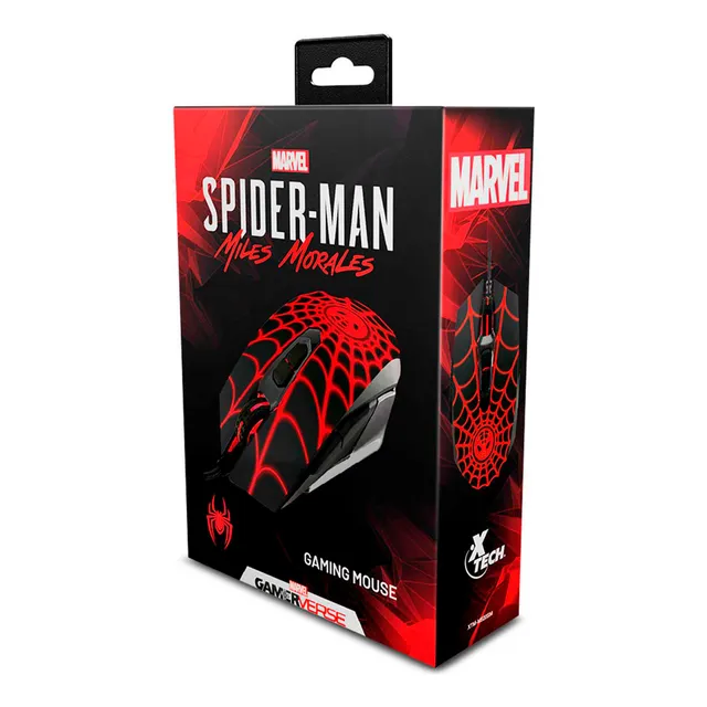 Mouse Óptico De 7 Botones | Edición Spider-man Miles Morales