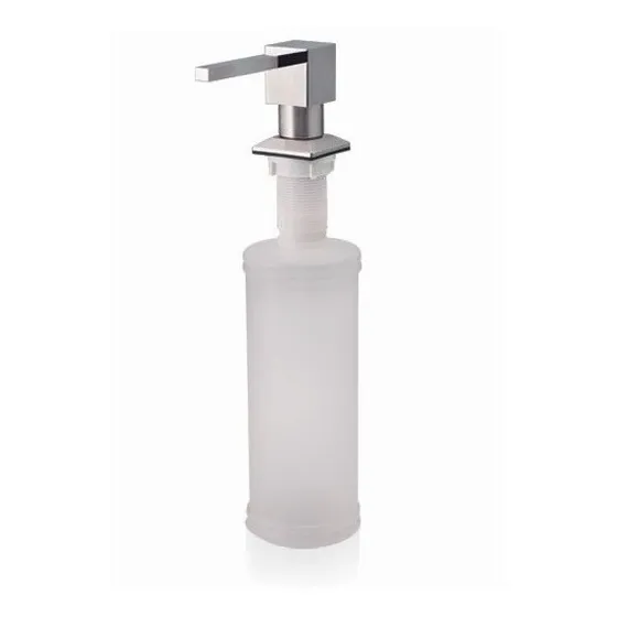 Dispensador De Jabon P/empotrar Cuadrado Acero Inox Bm