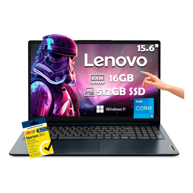 Laptop Lenovo Ideapad 1 Intel I5-1235u 512gb 16gb Ram Touch