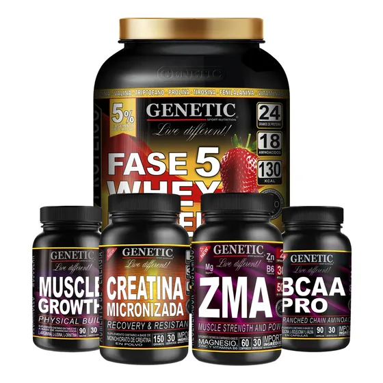 Anabol 5 Crecimiento Muscular Explosivo Eleva Testo Genetic