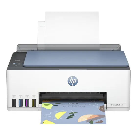 Impresora Multifuncional Hp Smart Tank 585 Wifi + Resma Pape Blanco