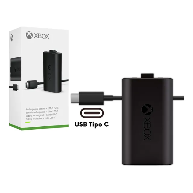 Bateria Recargable Control Xbox Core Cable Usb C Microsoft