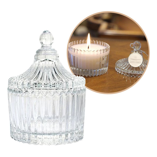 Kit 9 Peças Mini Potiche Vidro 9cm Lembrancinha Bomboniere Branco