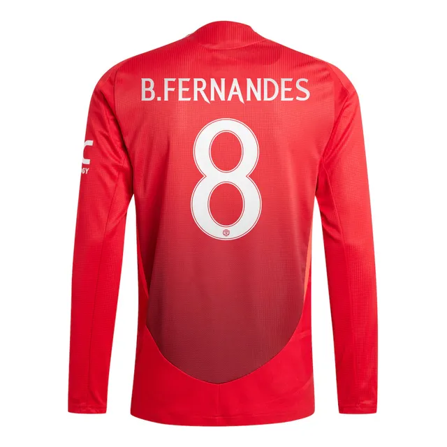 Camiseta Manchester United Local 24-25 Manga Larga Fernandes